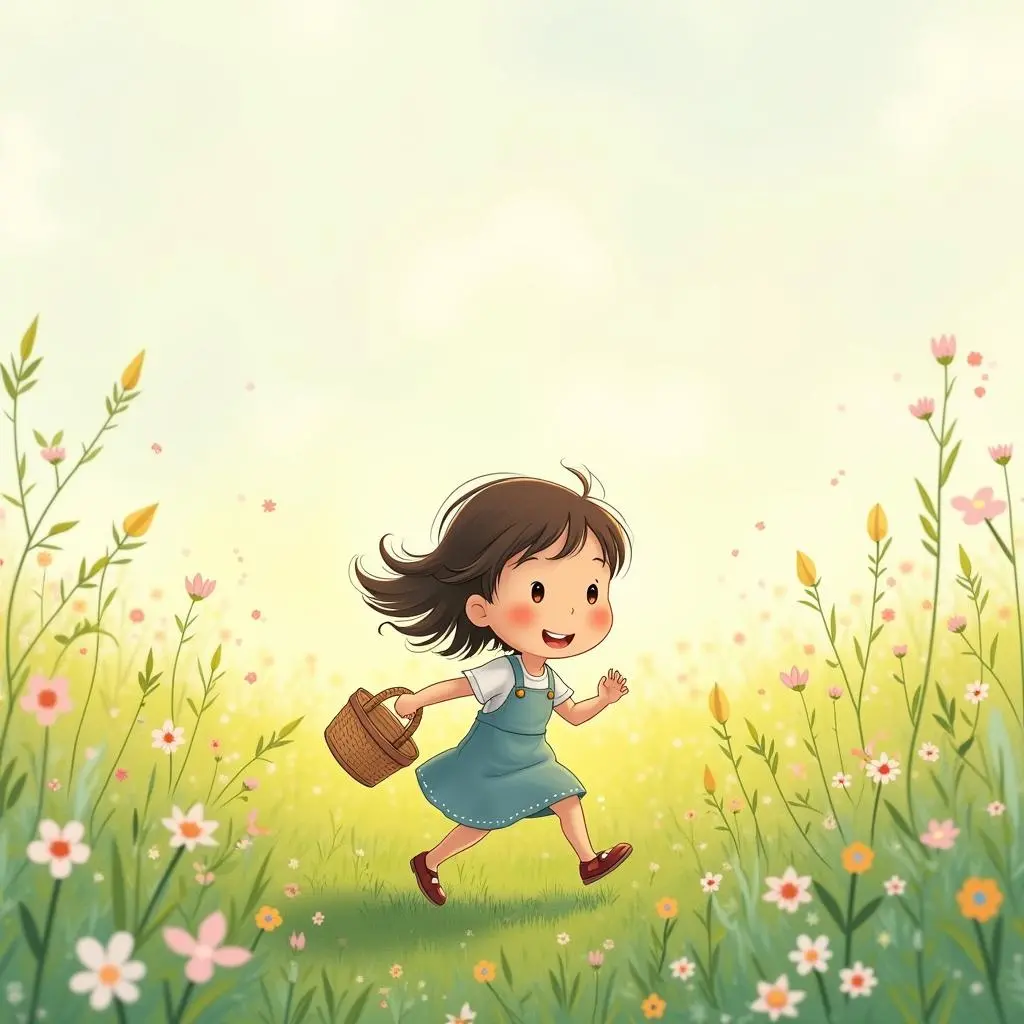 春天来了| 民间传说| 儿童睡前故事, image size:1024x1024