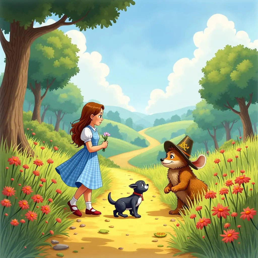 绿野仙踪| 奇幻冒险| 儿童睡前故事, image size:1024x1024