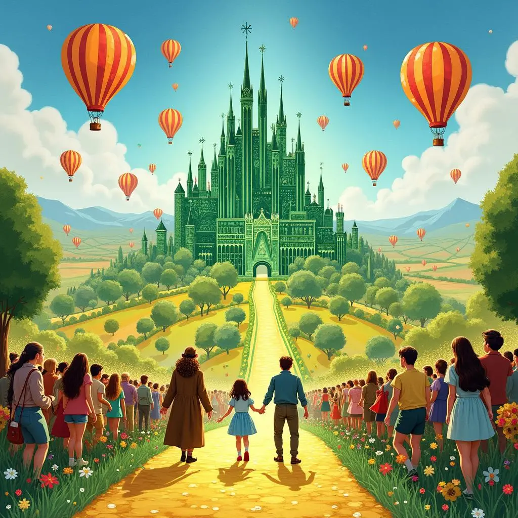 绿野仙踪| 奇幻冒险| 儿童睡前故事, image size:1024x1024