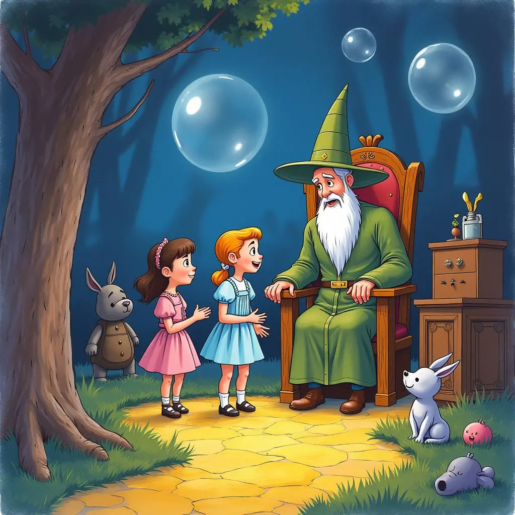 绿野仙踪| 奇幻冒险| 儿童睡前故事, image size:1024x1024